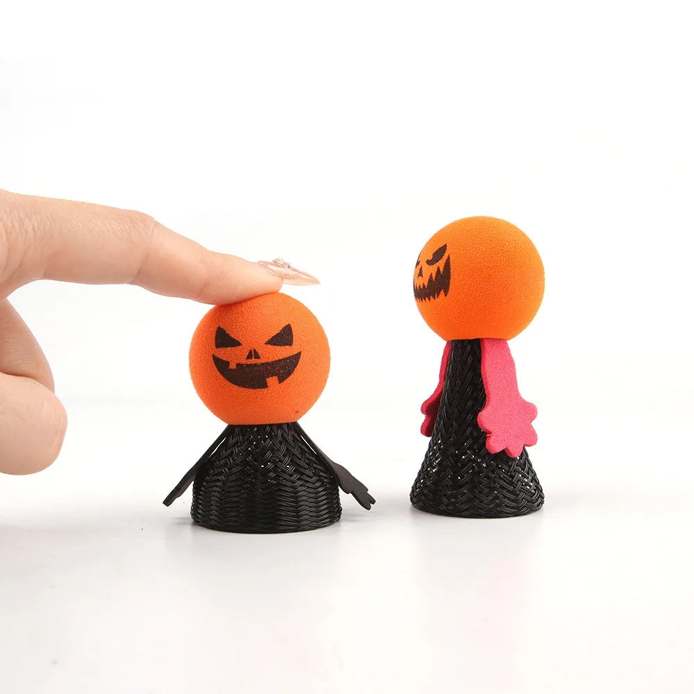 Halloween Pet Cat Toy Bouncing Elf Scary Pumpkin Small Dogs Accessories Funny Interactive Pet Supplies Spring Small Puppy Doll