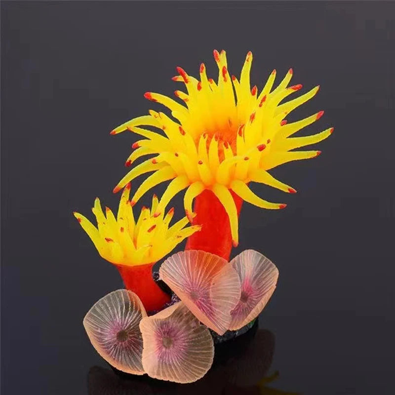 Artificial Underwater Coral Aquarium Fish Tank Simulation Decoration Aquarium Backgrounds Plants Water Grass Accessories Home