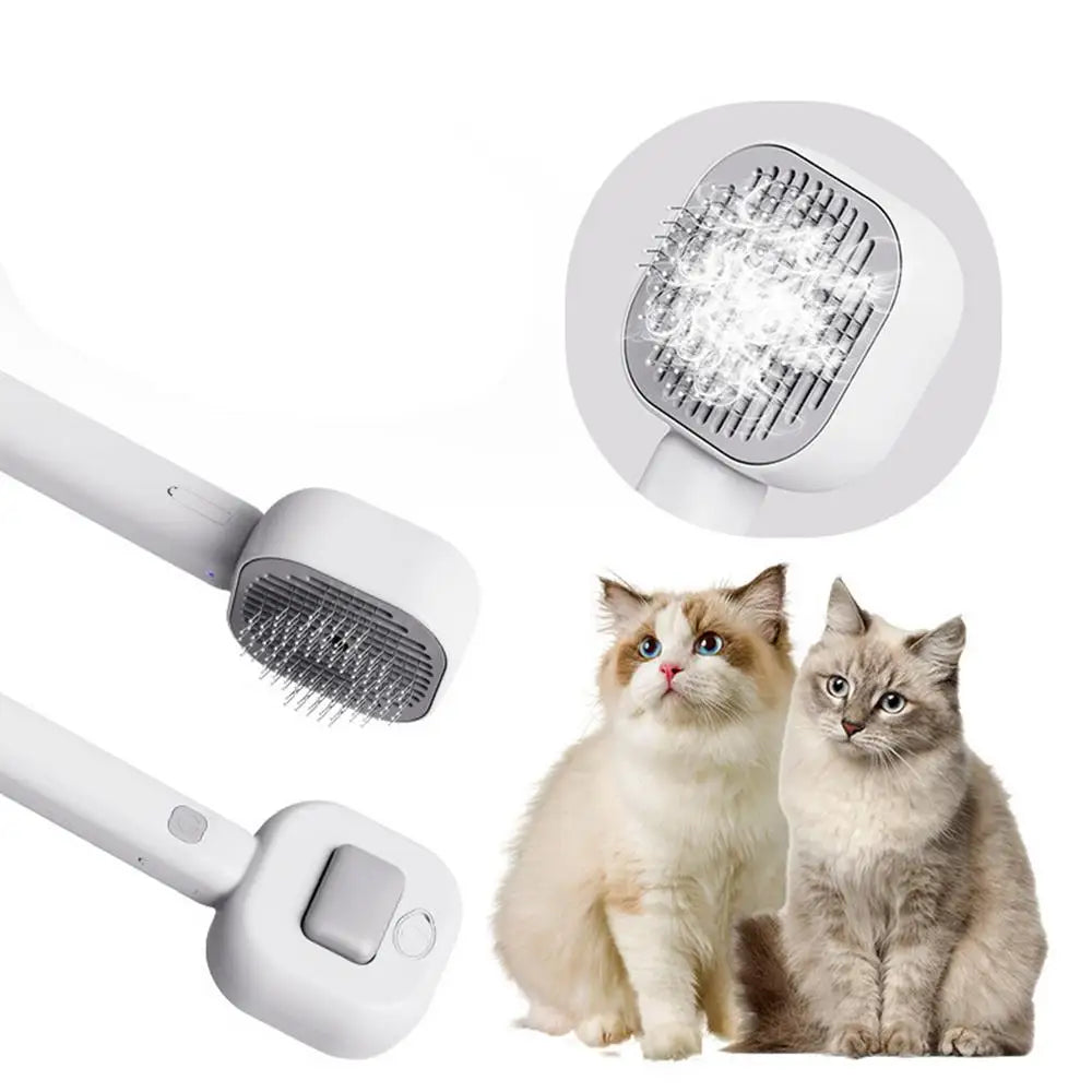 Steamy Pet Brush Rechargeable Cat Grooming Brushes Pet Water Combs Cat Hair Remover Cat Cleaning Massage Brush for Puppy  Kitten