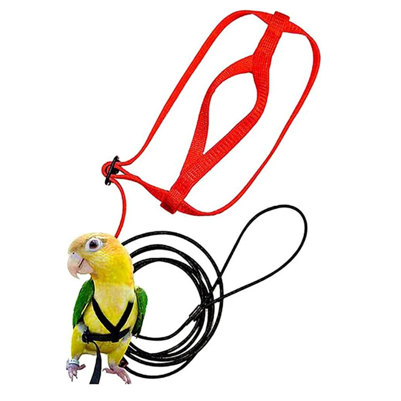 Training Flying Traction Rope Anti-Bite Training Rope Bird Parrot Flying Rope Parrot Harness Bird Harness Leash