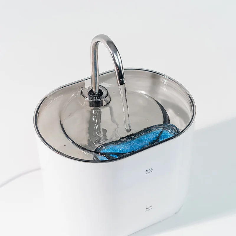 Stainless Steel Faucet Pet Cats Water Fountain Automatic Cycle Filters Ultra Silent Water Pump Cats Dog Drinking Water Dispenser