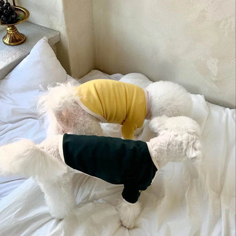 Thin Autumn Winter Fleece Dog Hoodies Pet Dog Vest Fashion Dog Warm Clothes Chihuahua French Bulldog Bichon Supplies Dog Costume