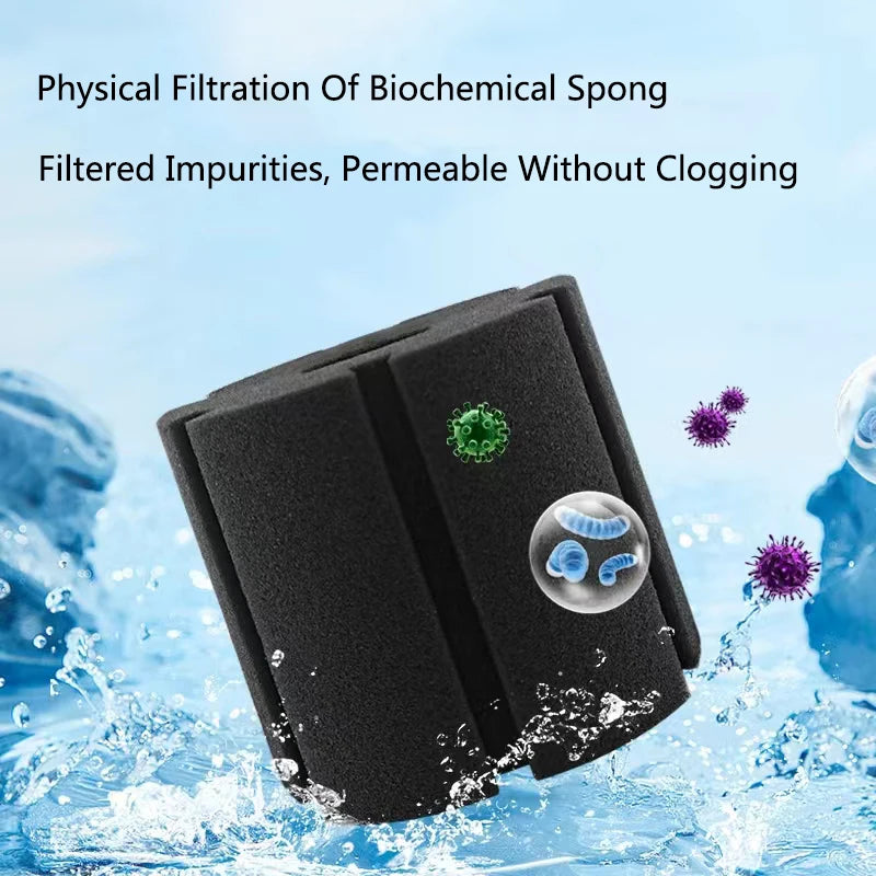 Bio Sponge Filter for Aquarium Pump Fish Tank Pond Air Pump Biochemical Spong Foam Filtration Skimmer Aquarium Tanks Accessories