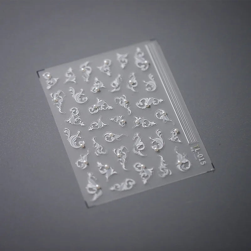 1pcs Cute Cat Claw 3D Jelly Relief Nail Stickers 3D Adhesive Stickers For Nails DIY Japanese Kawaii Slider Nail Art Decorations