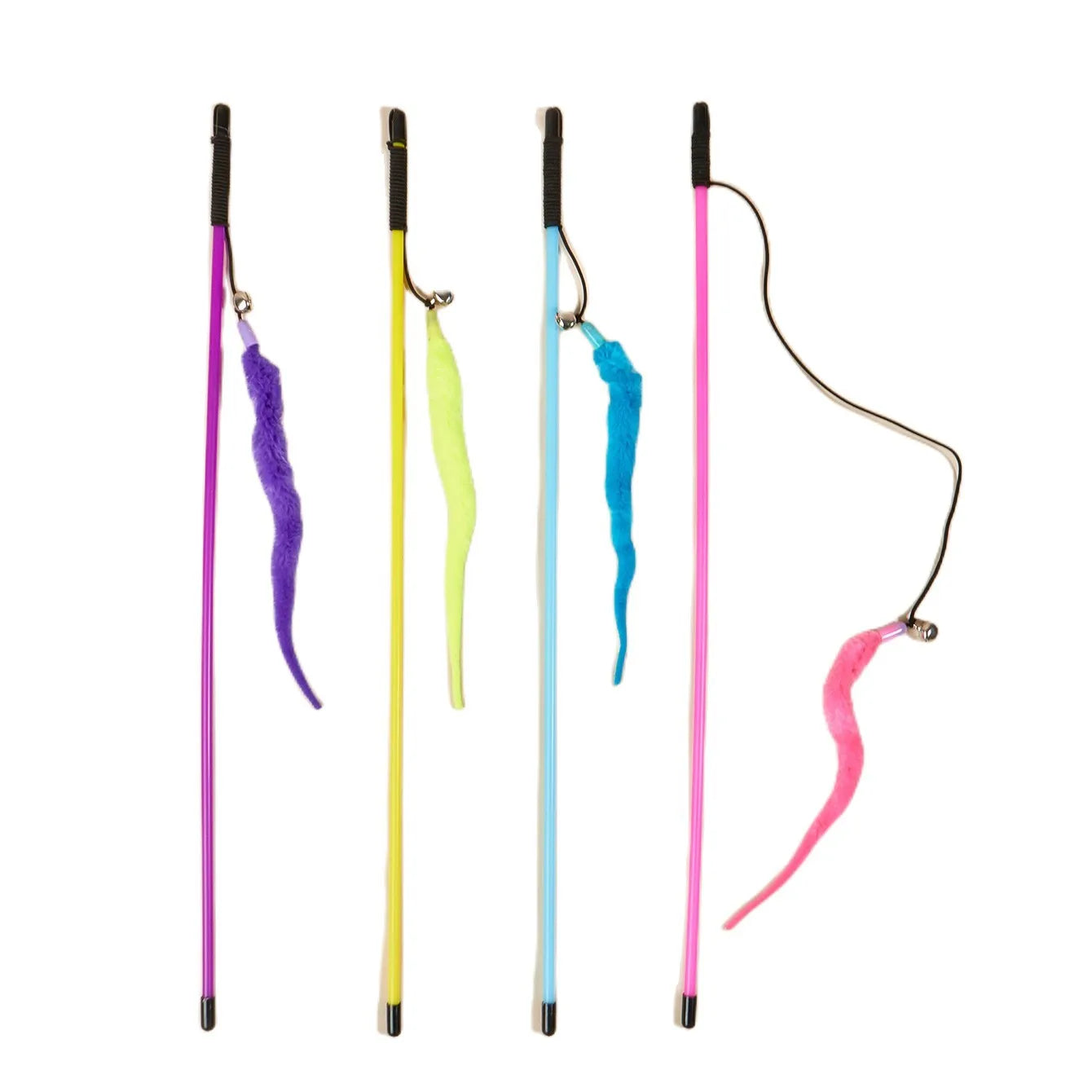 Cat Toy Cat Teaser Sticks Caterpillar Tease Cat Stick Insect Tease Cat Stick Plastic Rod Interactive Tease Cat Stick Cat Toy