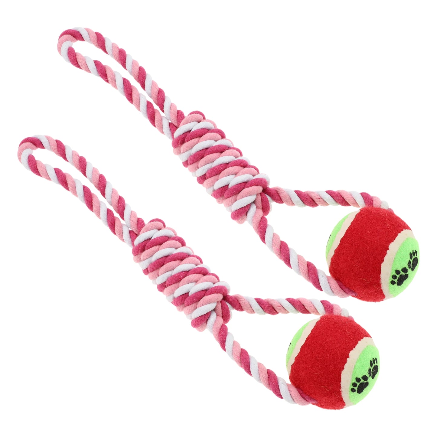 UXCELL Dog Chew Toys Knots Shape Braided Cotton Teeth Cleaning Rope Casual Puppy Bite-resistant Chewing Rope Pet Products