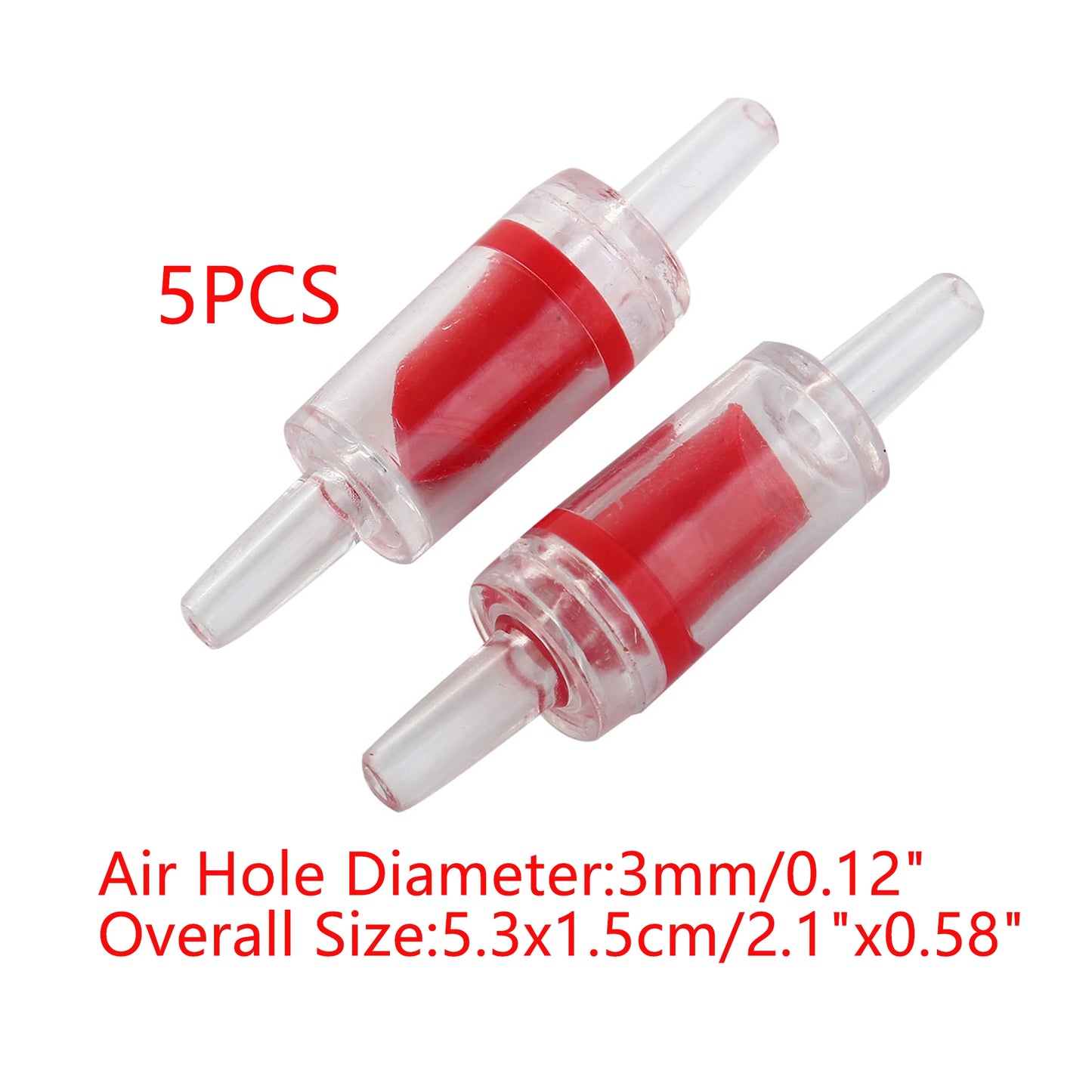 UXCELL Aquarium Air Pump Check Valve Fish Tank One-way Check Valve Tracheal Hose Pipe Carbon Dioxide System Accessories
