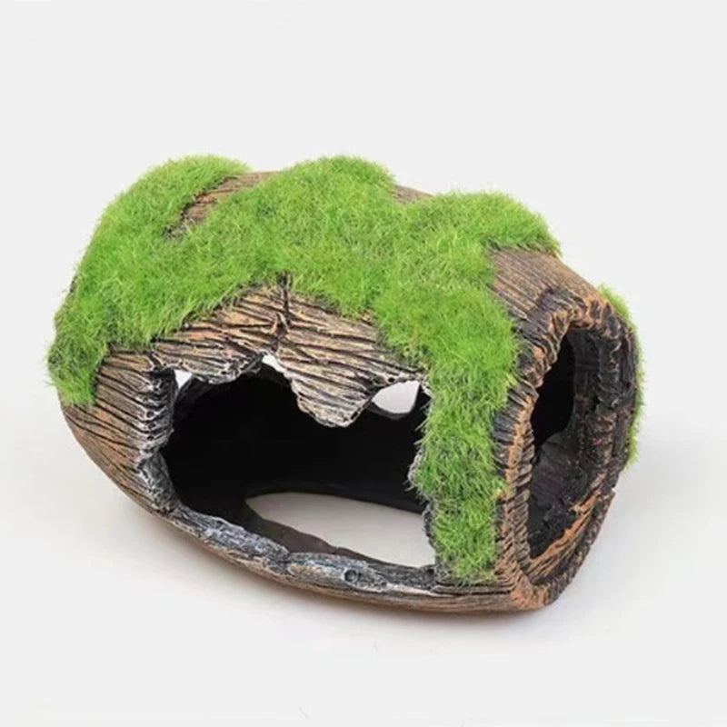 1Pcs Artificial Aquarium Decoration Shelter Ornament Cask Decor Resin Landscaping House for Fish Accessories for Aquarium Stuff