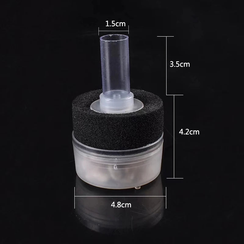 Mini Aquarium Sponge Filter Fish Tank Shrimp Pond Air Pump Biochemical Sponge Filter Aquarium Filtration Filter BioSponge Filter