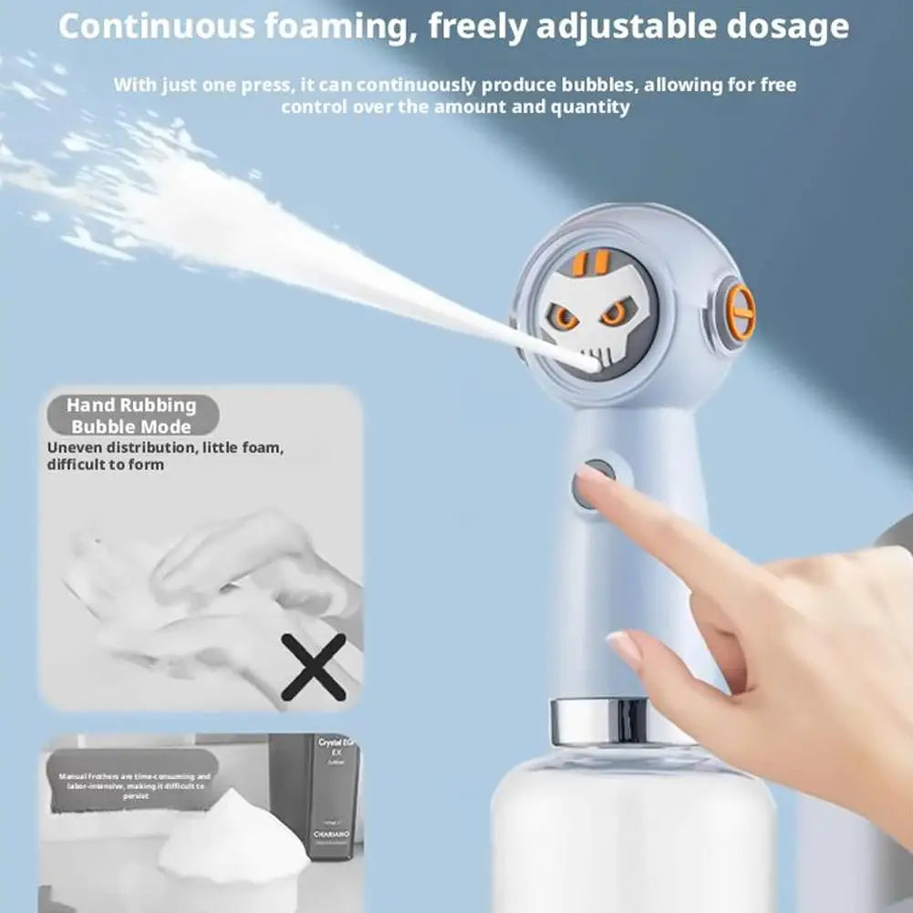 Electric Pet Dog Bath Shower Gel Foaming Machine IPX6 Waterproof Soap Dispenser Pet Bathing Supplies Rechargeable
