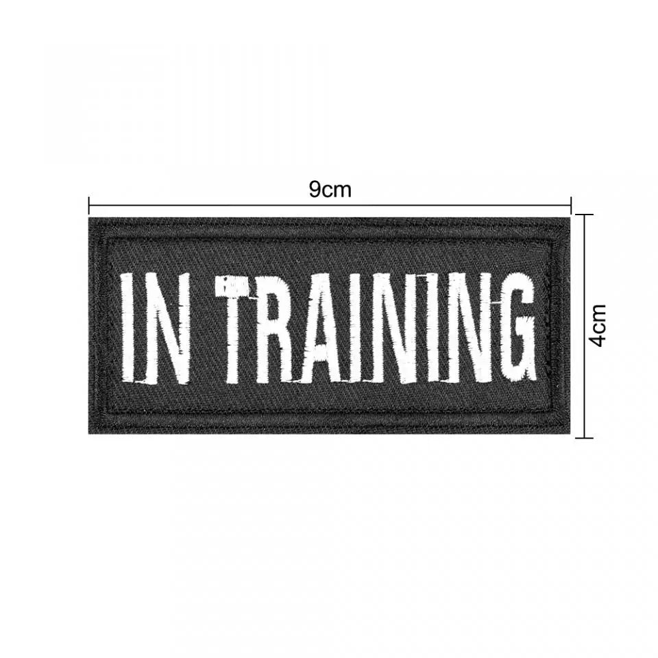 12 Pieces Tactical Patch Bundle for Dog Vest Harness Collar Personalized Patches Tags Sticker K9 Label Military Service Dog