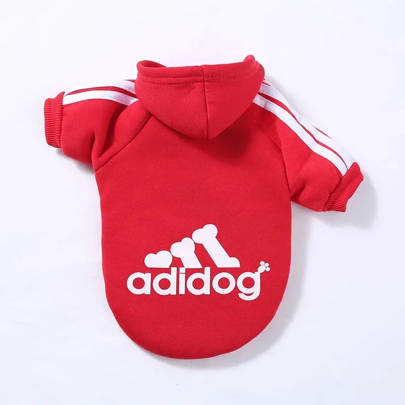 Adidog Pet Sweatshirt Dog Hoodies for Small Medium Dogs, Autumn Winter Fleece Lined Dog Clothes Puppy Chihuahua Coat Clothing