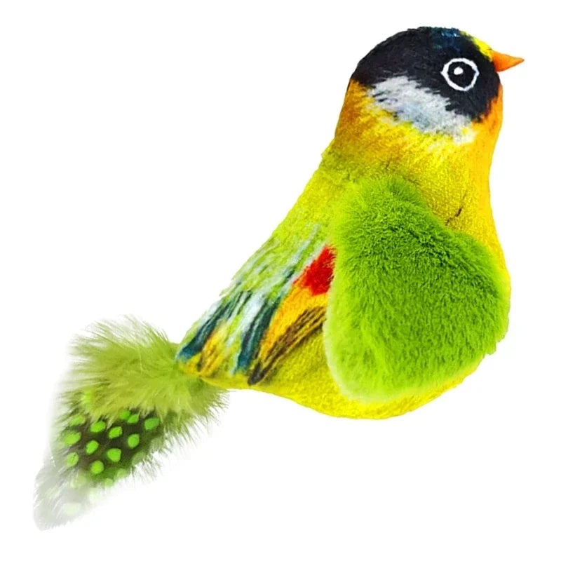 Toy Indoor Interactive Birds Toy for Cat Chasing Teasing Toy