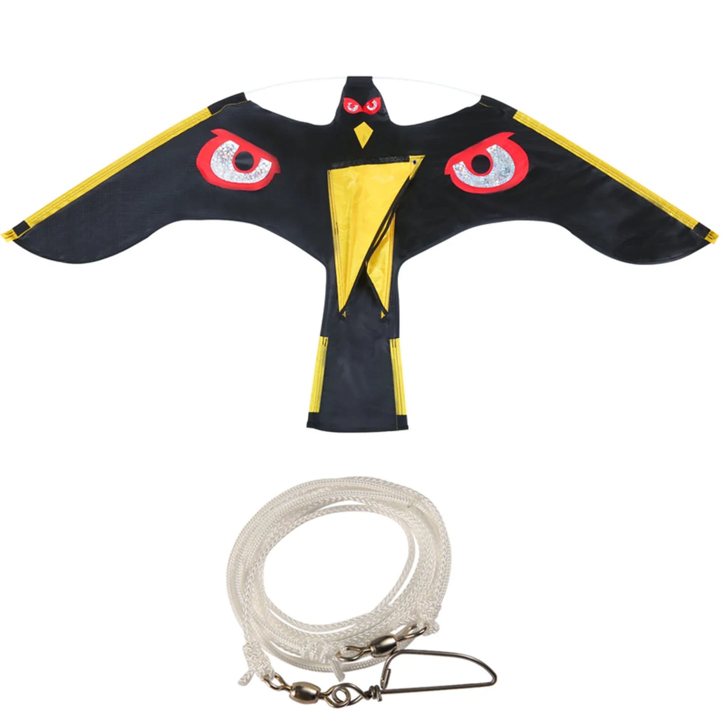 1Pcs Bird Repeller Flying Hawk Kite Scarecrow Decoration Outdoor Pest Control Repellents Garden Supplies