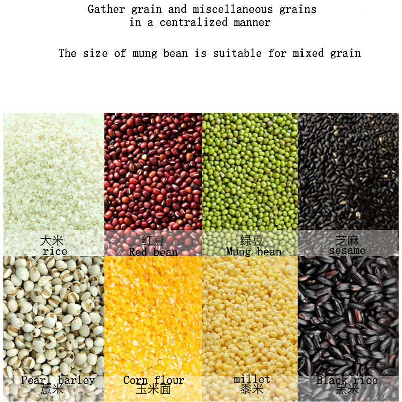 10L Bucket Grain Sealed Container Dry Food Dispenser Kitchen Foor Storage Container with Small Refill Box Grain Dispenser