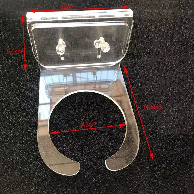 1Pcs Acrylic Aquarium Filter Bag Holder Frame Bracket for Bottom Fish Marine Filtration System 10cm Filter Bags Accessories