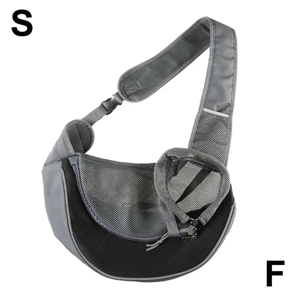 Large Space Pet Travel Shoulder Bag, Widened And Thickened Shoulder Strap Design Does Not Squeeze Breathable Mesh Pet Backpack