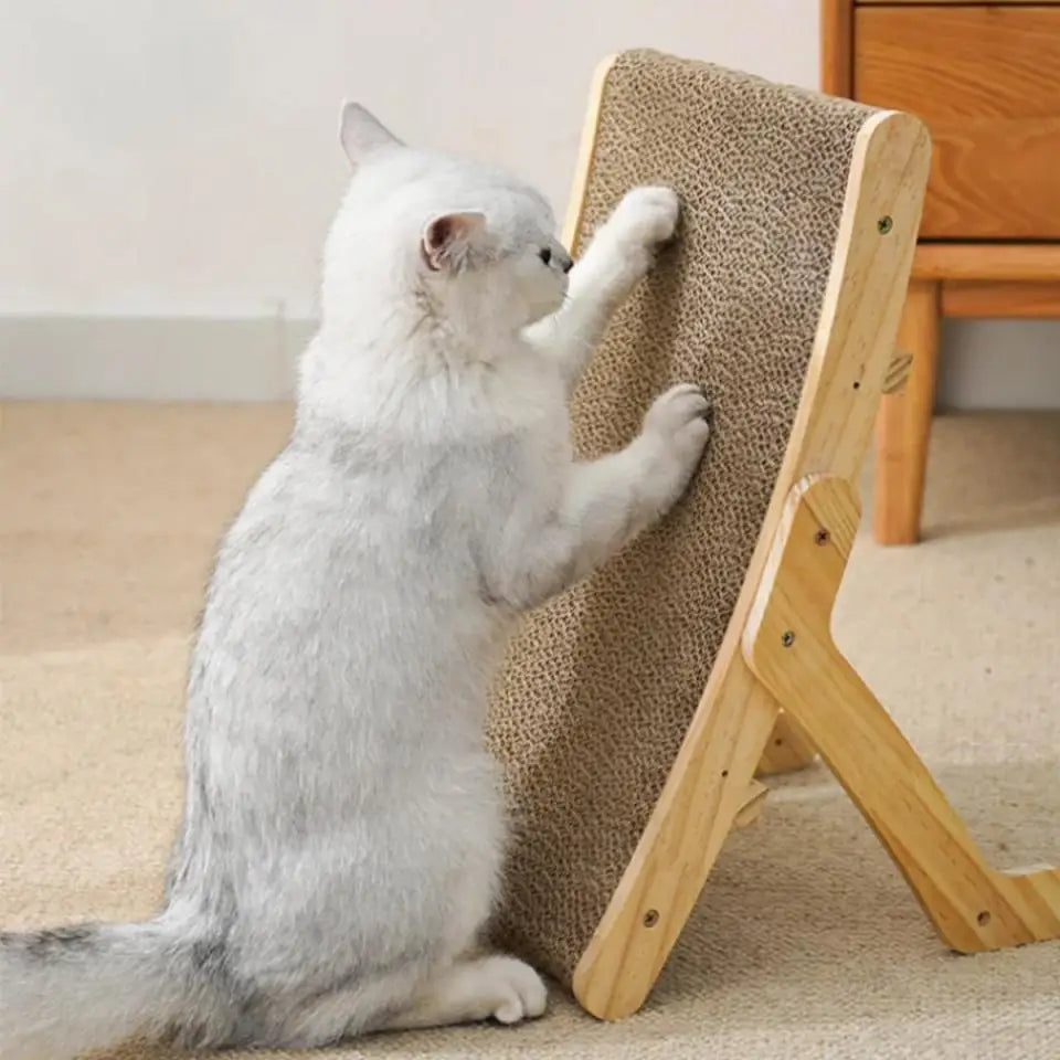 Cat Toys Wooden Cat Scraper Scratching Bed Detachable Grinding Claw 3 In 1 Cat Scratch Board Training Grinding Claw for Cats