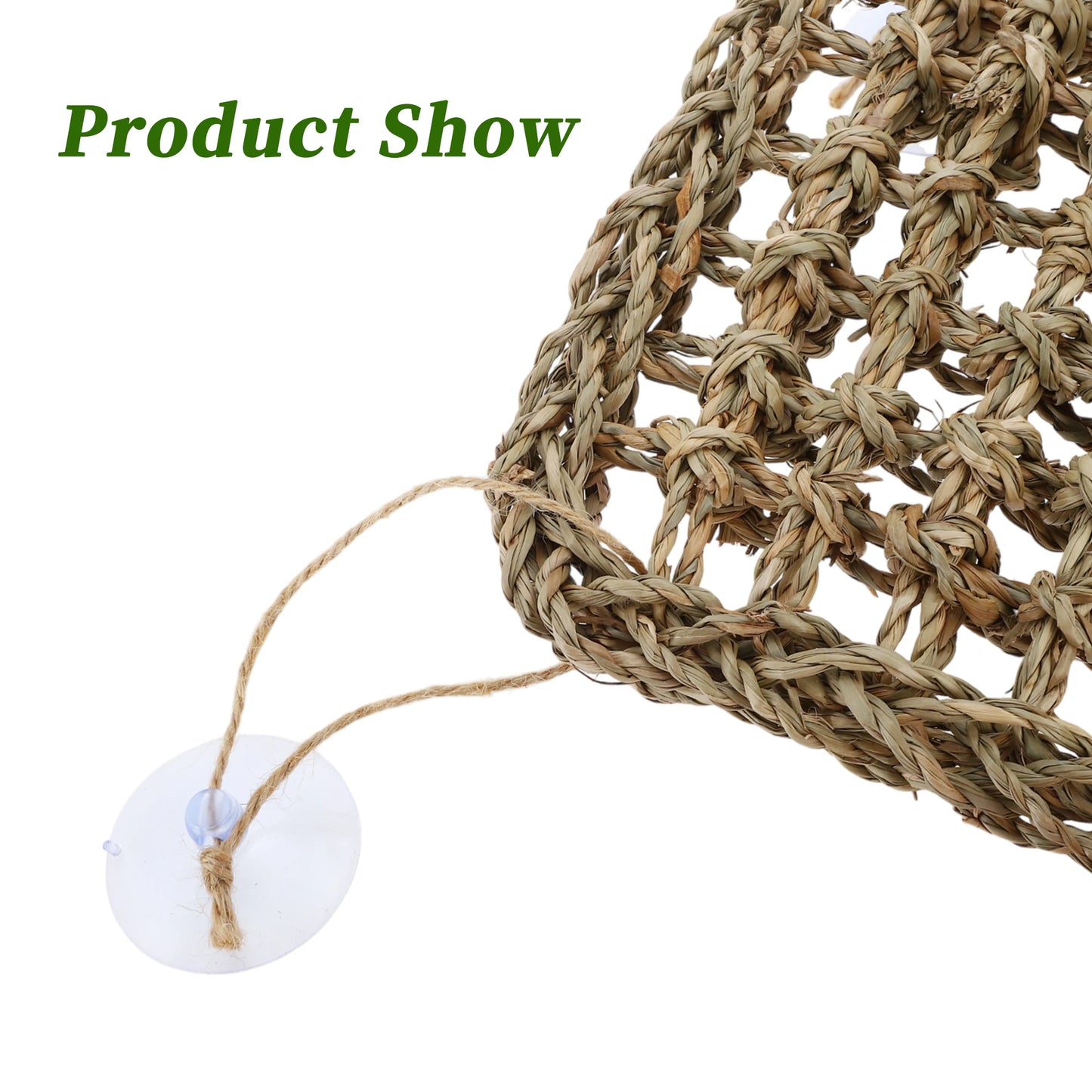 UXCELL Reptile Climbings Jute Ropes Hermit Climbing Rope Ladder Trapez With Suction Cup for Tank Terrarium Accessories