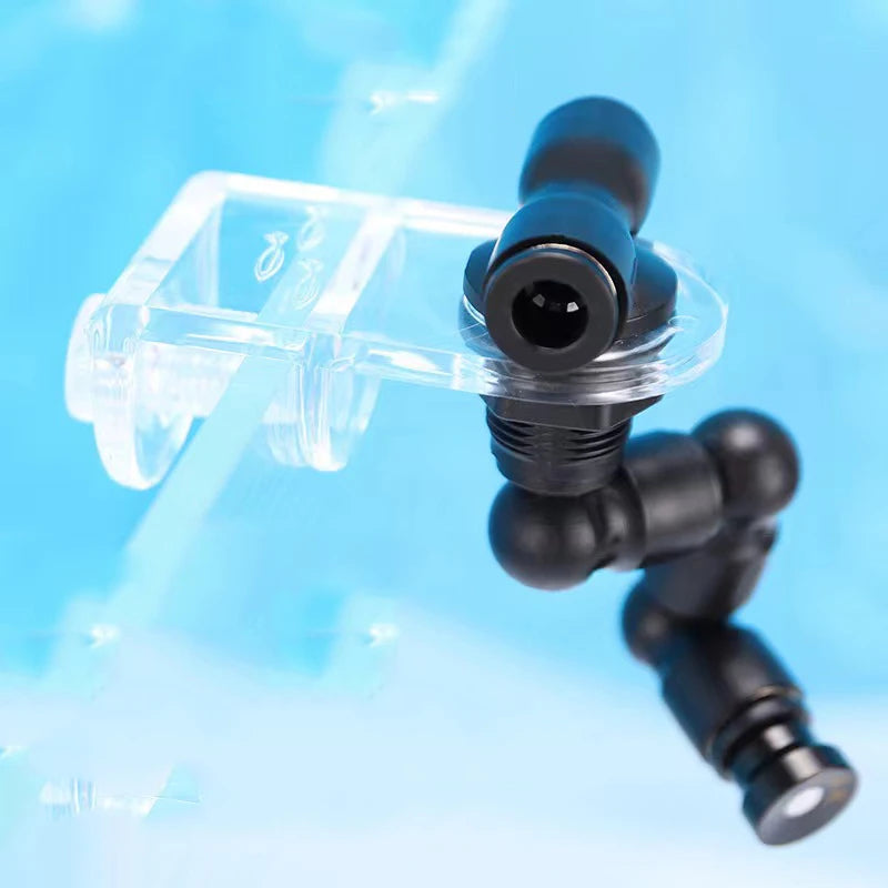 Acrylic Aquarium Fish Tank Clips universal Sprinkler Head Bracket Fixing Clip Accessories For Aquarium Floating Ball Bracket