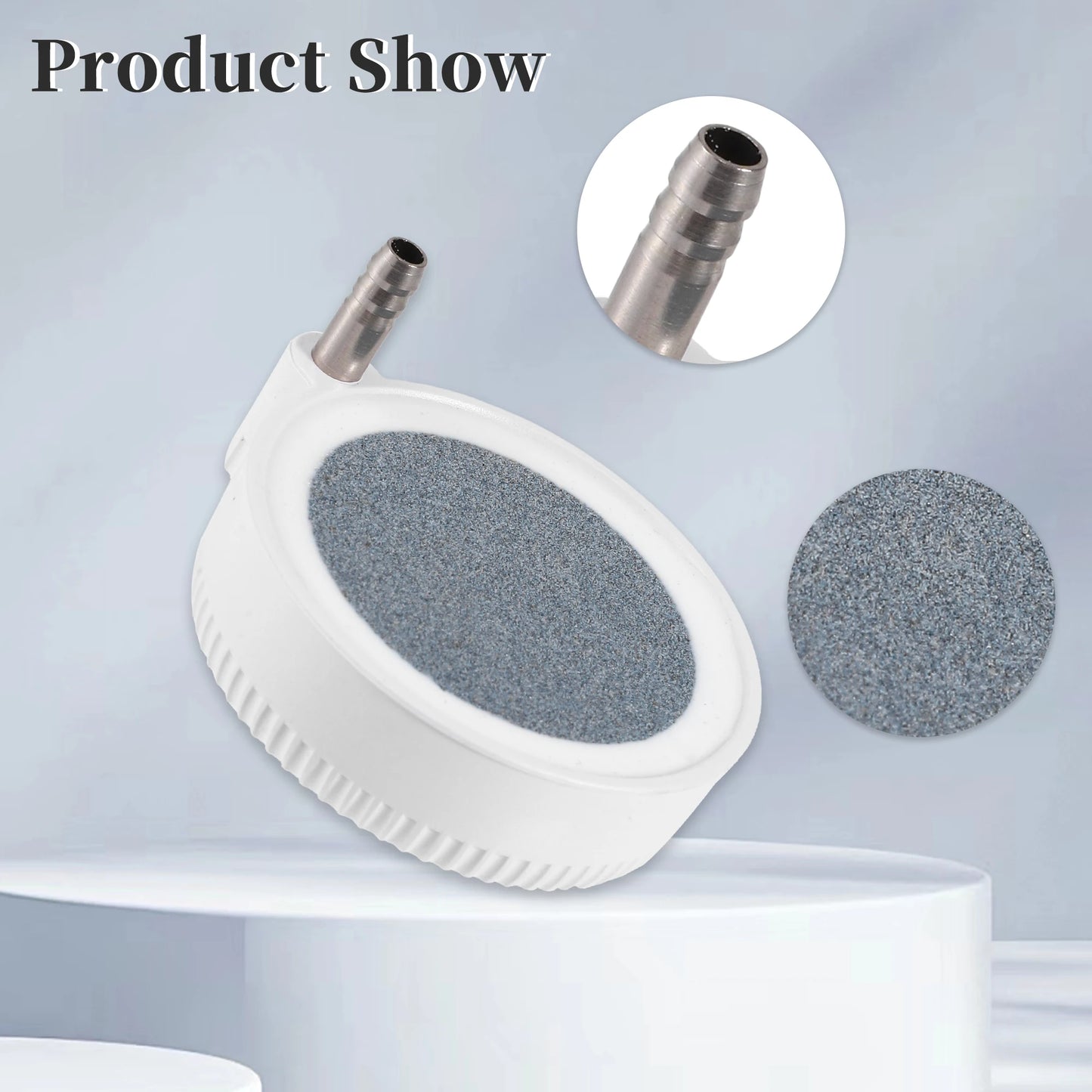 UXCELL Fish Tank Air Stone Aquarium Air Disk Stone Sets Air Bubble Pond Pump Hydroponic Oxygen Mini Air Pump Accessories