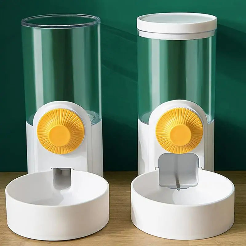 1000ml Pet Rabbit Feeder Automatic Pet Food Water Dispenser Large Capacity Bunny Feeder Pet Cage Food Water Bowl For Puppy Cat