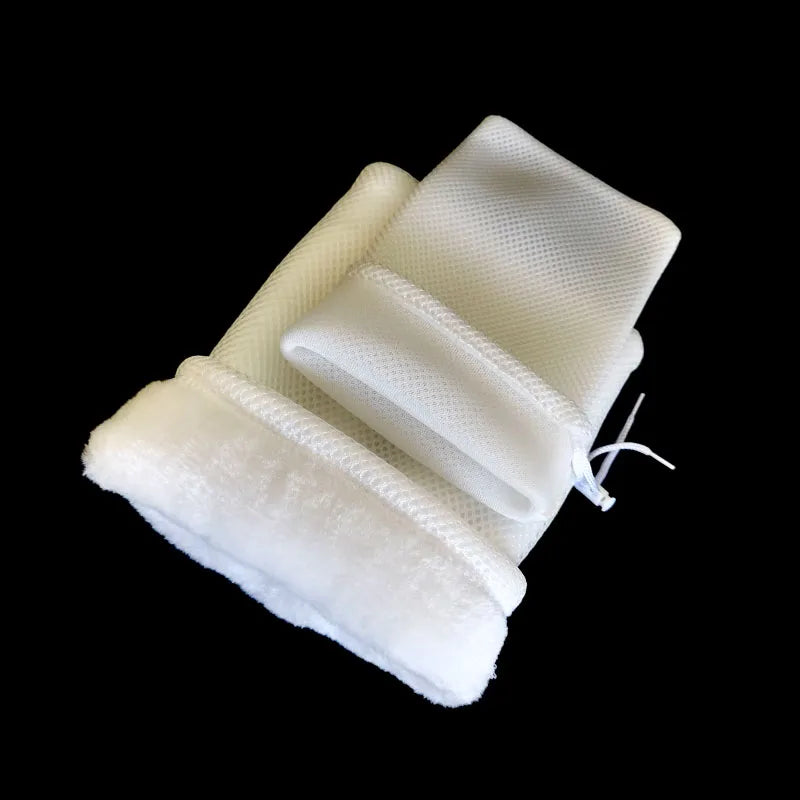 Thickening Encryption Aquarium Filter Reuse Wash Filter Magical Blanket Bag Pad Biochemical Biological Filtration Clean for Fish
