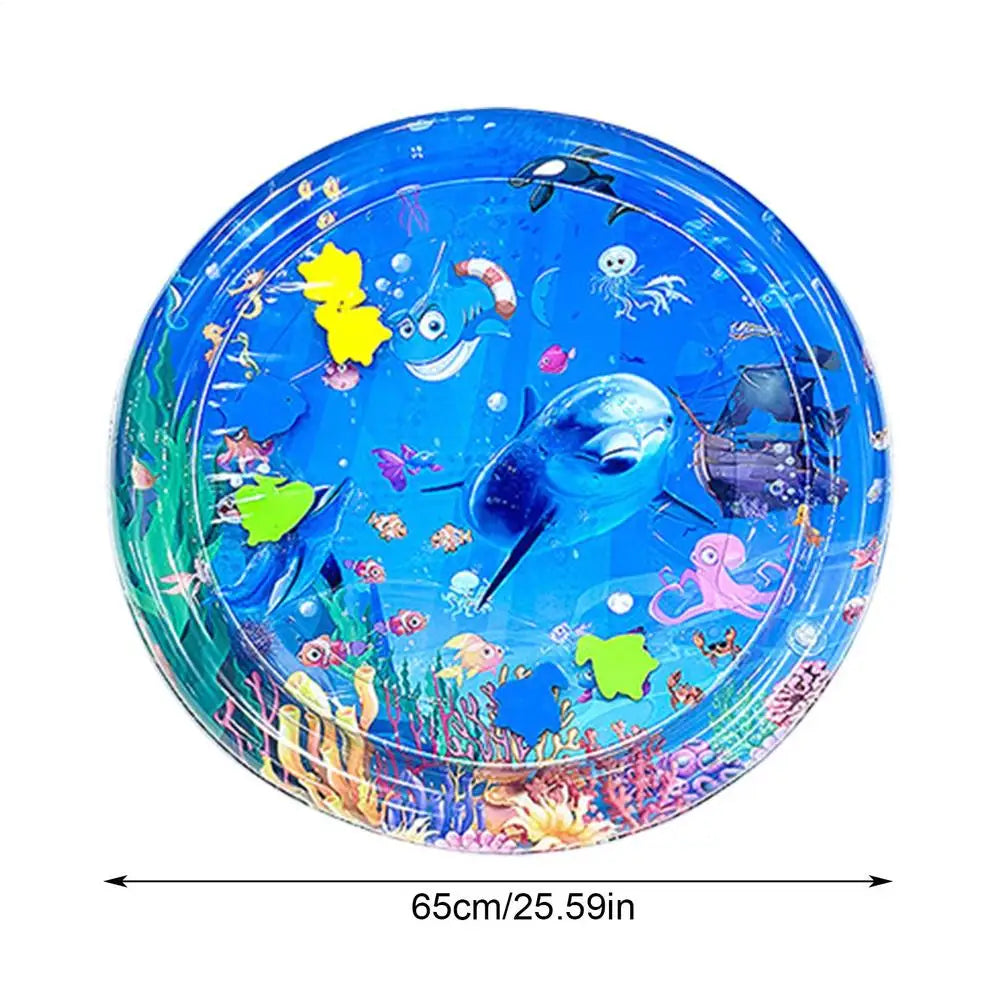 Water Play Mat For Cat Sensory Water Mat Water Sensory Play Mat Cat And Dog Pet Playmat Sea Ocean Theme Sensory Toy Pet Supplies
