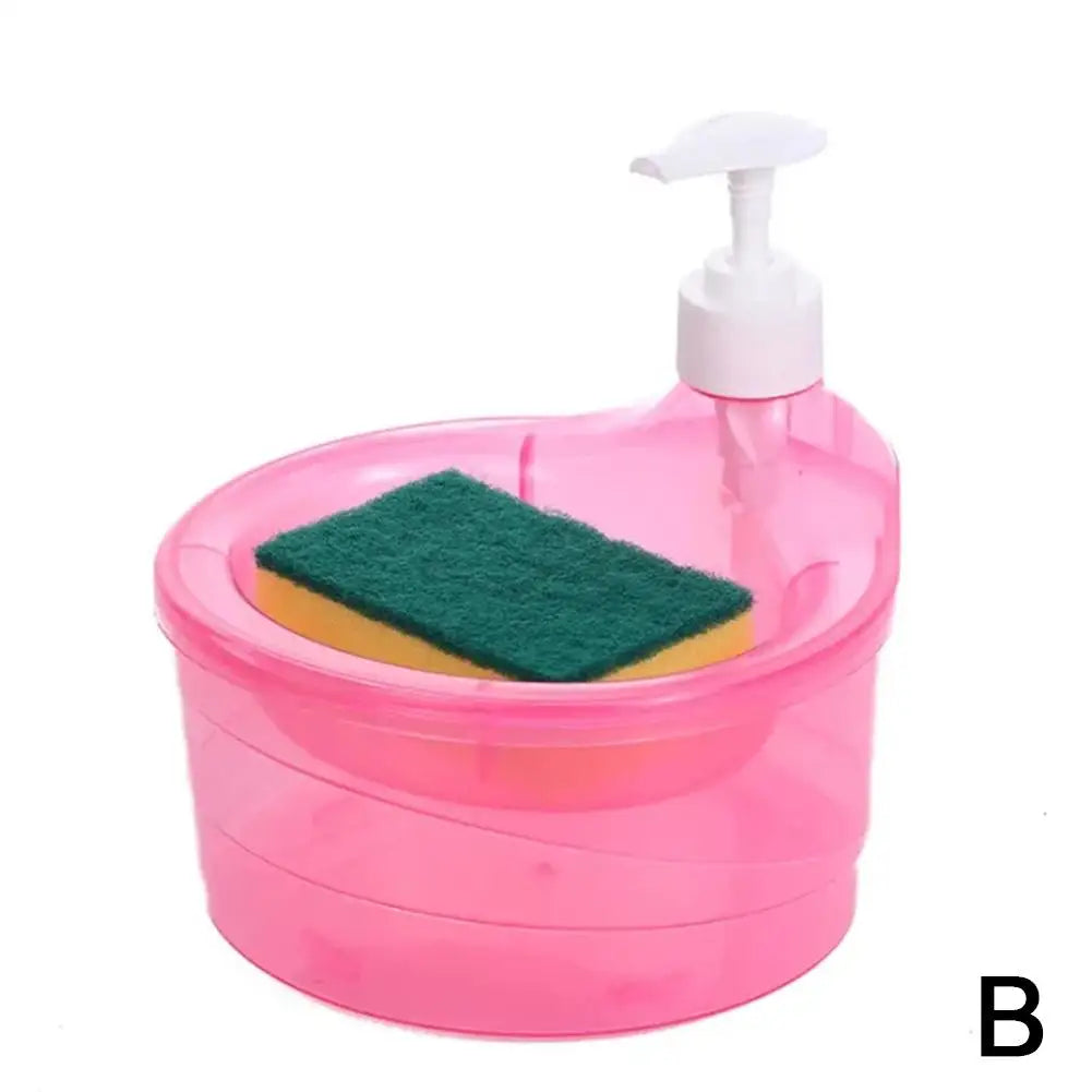 Kitchen Integrated Dishwashing Liquid Dish Towel Storage Press Box Soap Box Dishwashing Pot Soap Dispenser Storage Neat