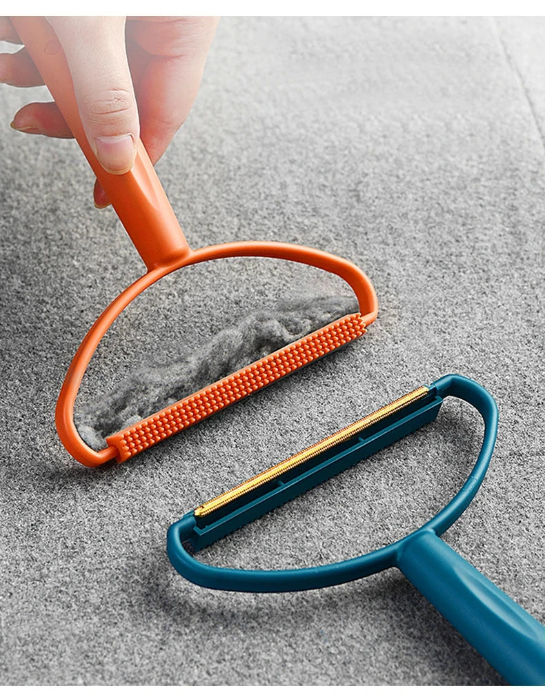 1pc Portable Lint Remover Carpet Wool Coat Clothes Manual Shaver Removal Scraper Cleaning Tool Pet Hair Remover Brush