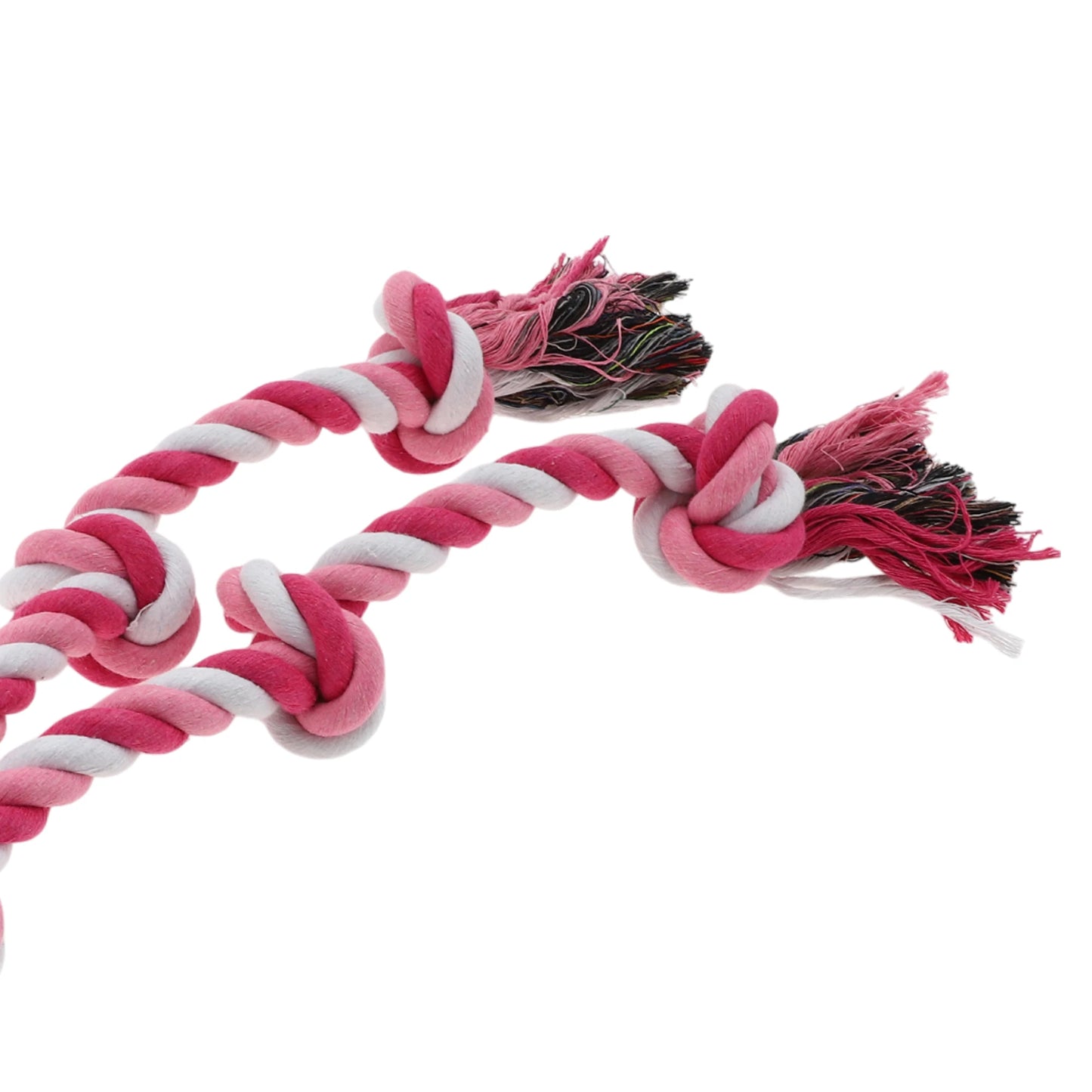 UXCELL Dog Chew Toys Knots Shape Braided Cotton Teeth Cleaning Rope Casual Puppy Bite-resistant Chewing Rope Pet Products