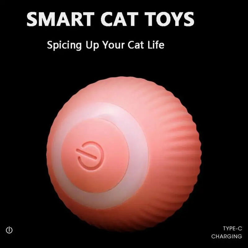 USB Charging Pet Toys Pet Ball Intelligent Avoidance Auto Moving Cat Ball Toy Automatic Rolling Robotic Cat Kitten Moving Toy