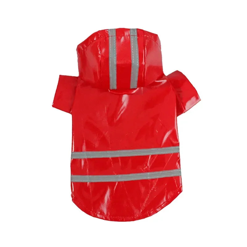 Dog Coat Waterproof PU Dog Raincoat for Small Dogs Cats Reflective Puppy Raincape Chihuahua Yorkies Pet Poncho dog raincoat