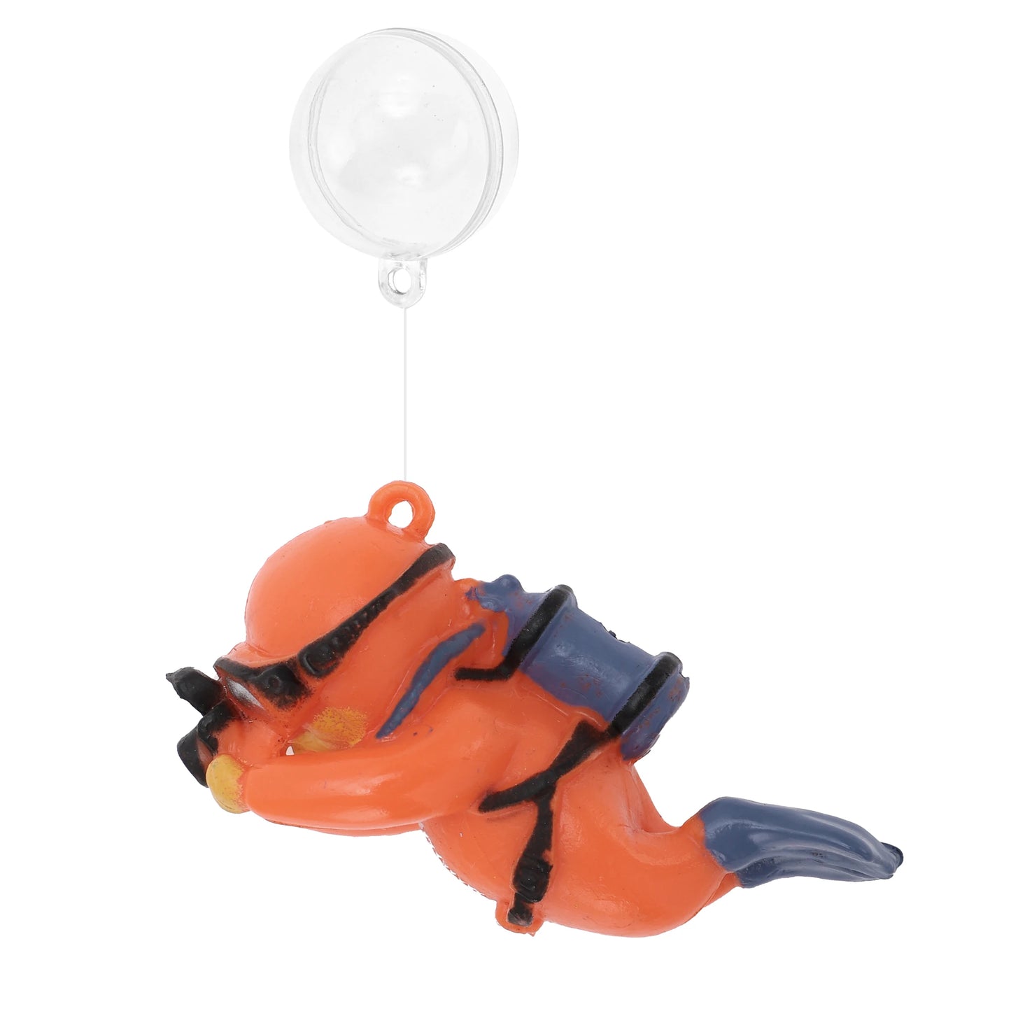 UXCELL Mini Diver Aquarium Decorations Floating Diver Aquarium Ornaments Cute Simulated Frogman Figurines Fish Tank Decor