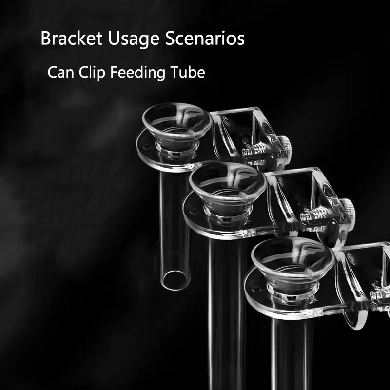 Acrylic Aquarium Fish Tank Clips universal Sprinkler Head Bracket Fixing Clip Accessories For Aquarium Floating Ball Bracket