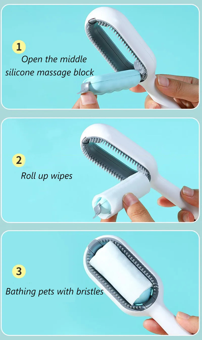 Double-Sided Fur Removal Brush