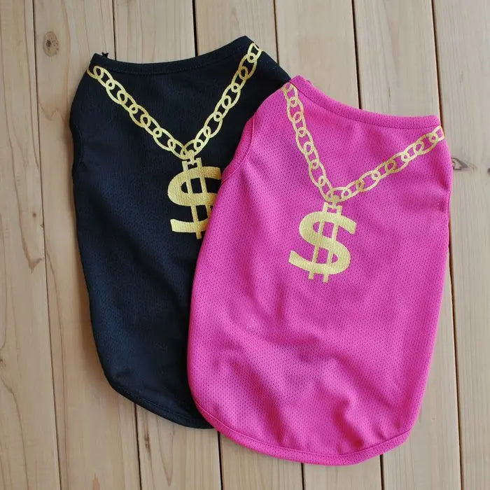 2pc Quick Dry Dog Shirt, Mesh Summer Dog Clothes Dollar Vest for Small Dogs,Sun-Protection Sleeveless Shirts for Dog Puppy Vest