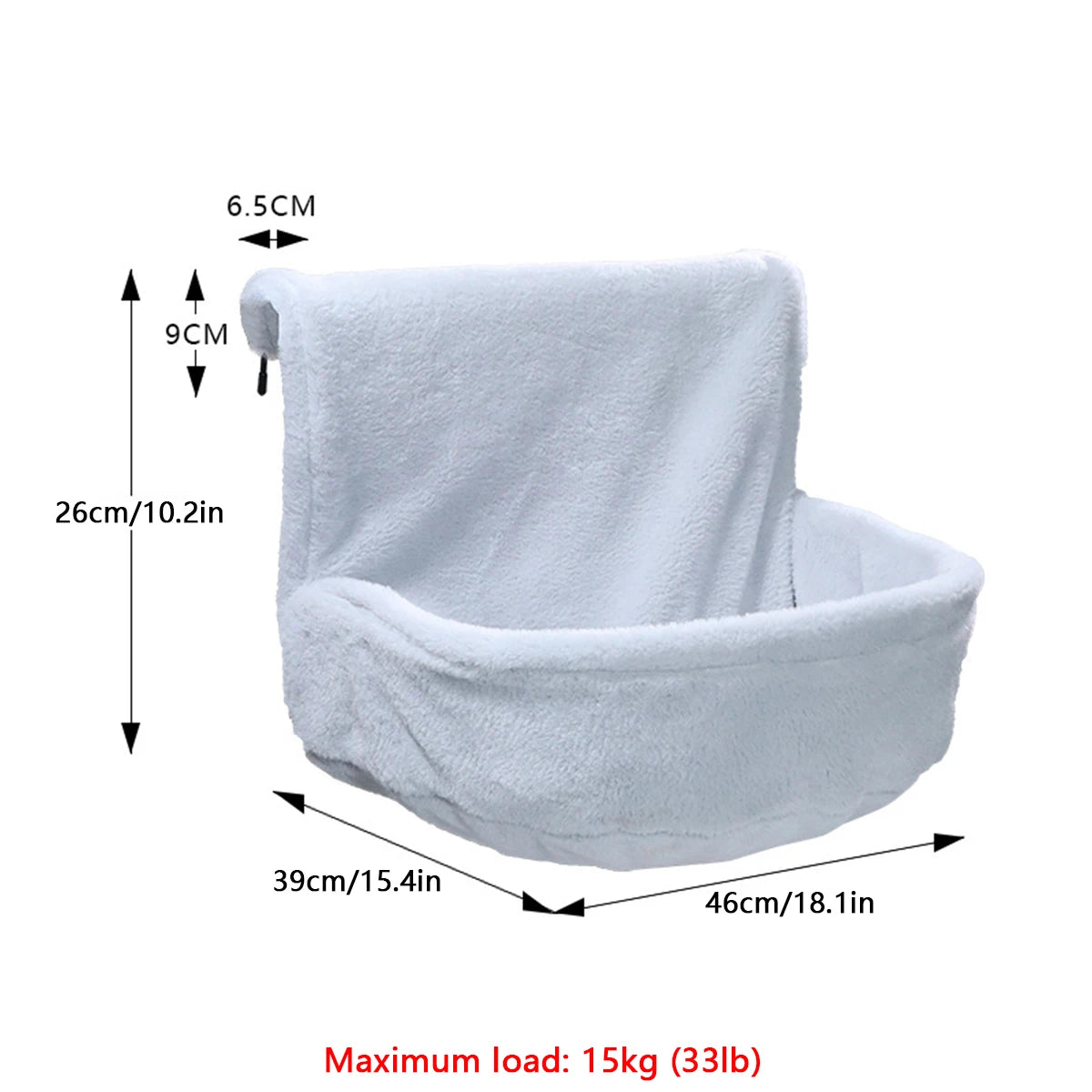 Pet Hanging Cat Bed Removable Cat Hammock Pet Bed for Radiator Cradle Hammock Durable Metal Frame Bed Cat Accessories Up to 30kg