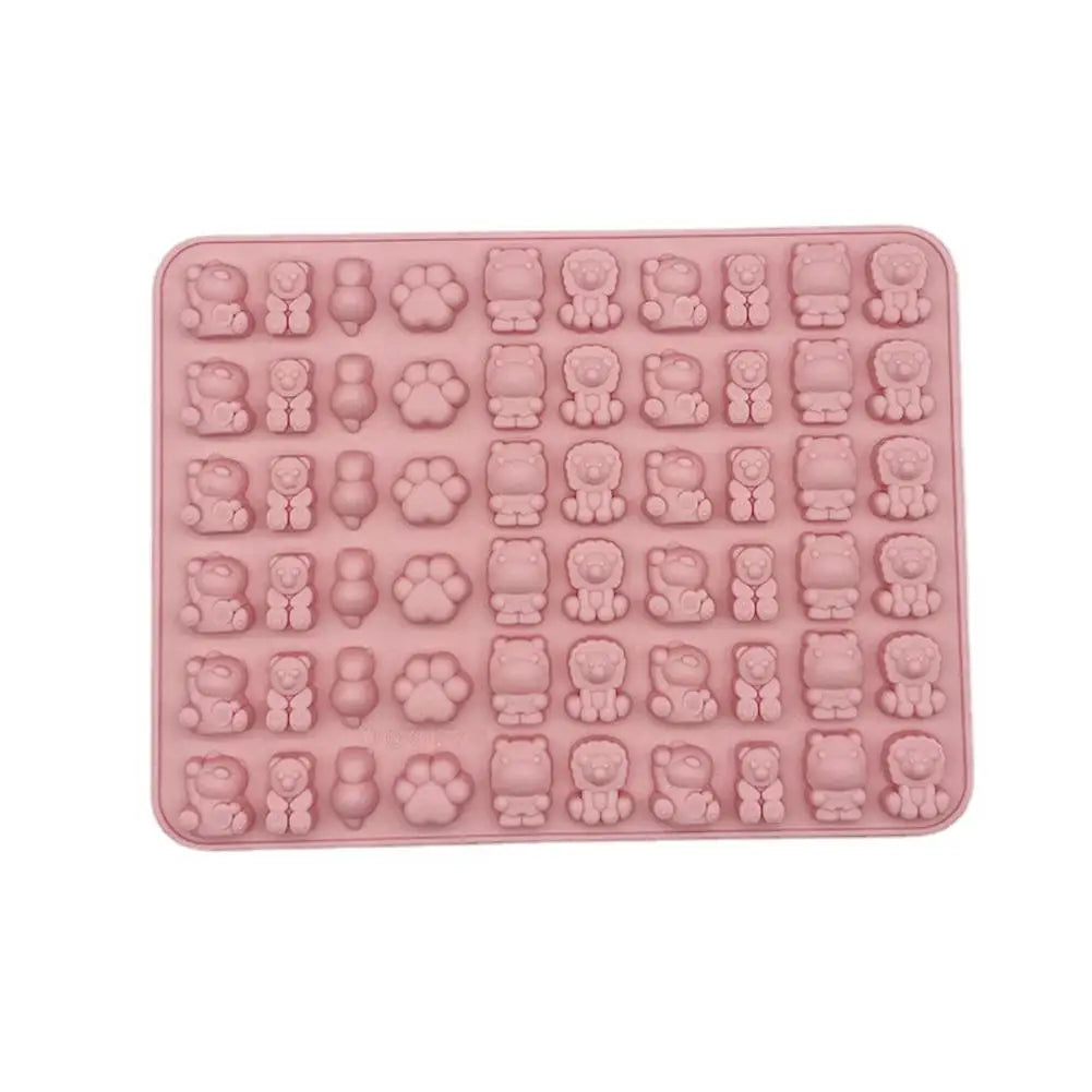 Cartoon Silicone Fudge Mold Super Small Silicone Chocolate Mould Tool Tea Baking Ice Afternoon Ice Mold Maker Mold F2I1