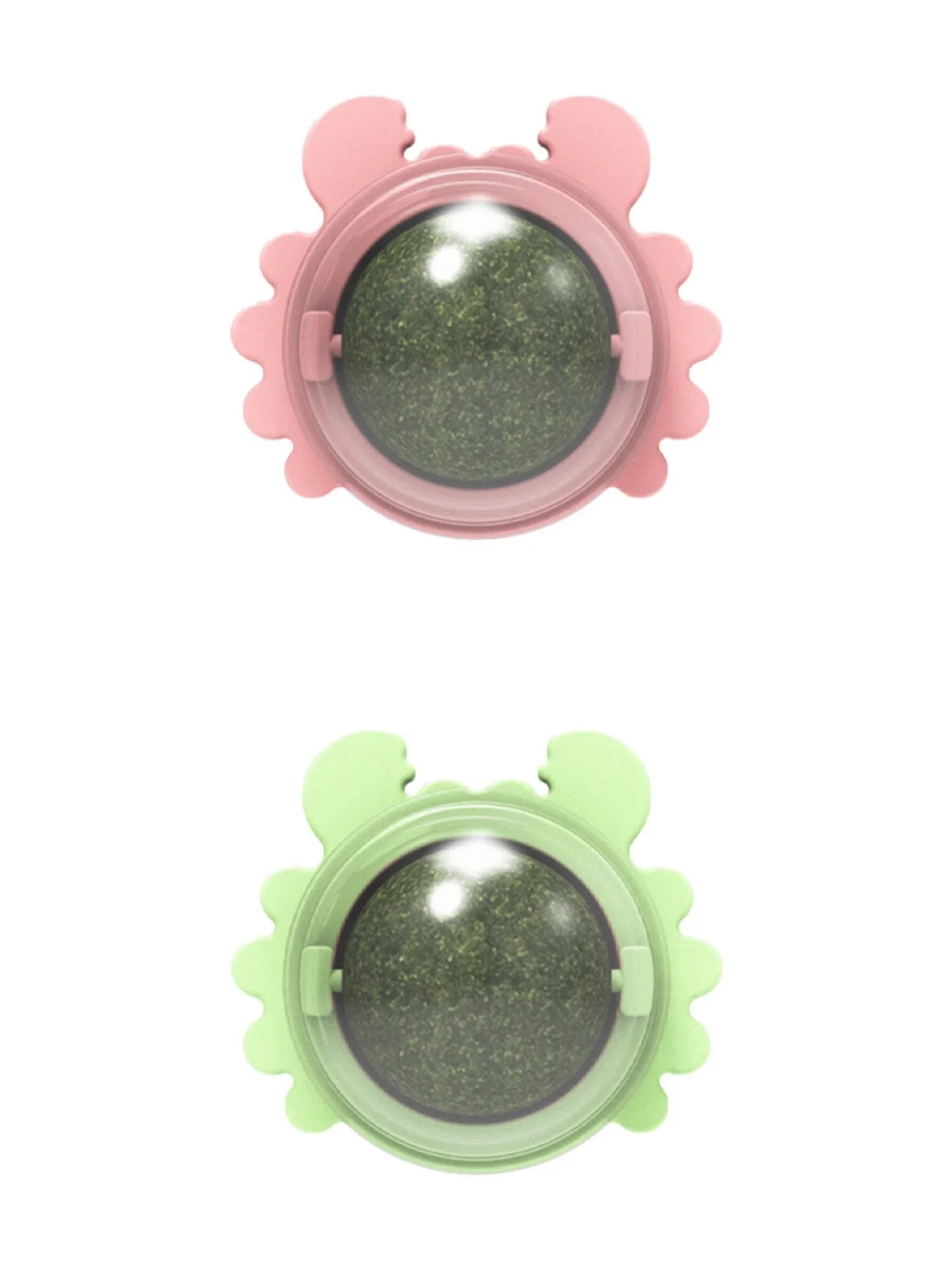 1PC Natural Cats Candy Snack Ball Rotatable Toy Catnip Pure Cat Molar Toothpaste Edible Bolus Teeth Cleaning Bite-resistant Toys