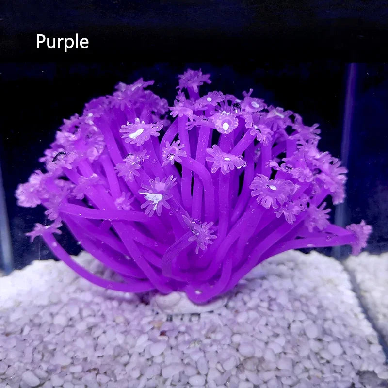 Artificial Coral Aquarium Fish Tank Simulation Soft Coral Decoration Aquarium Landscape Water Grass Ornament Aquarius Plants New
