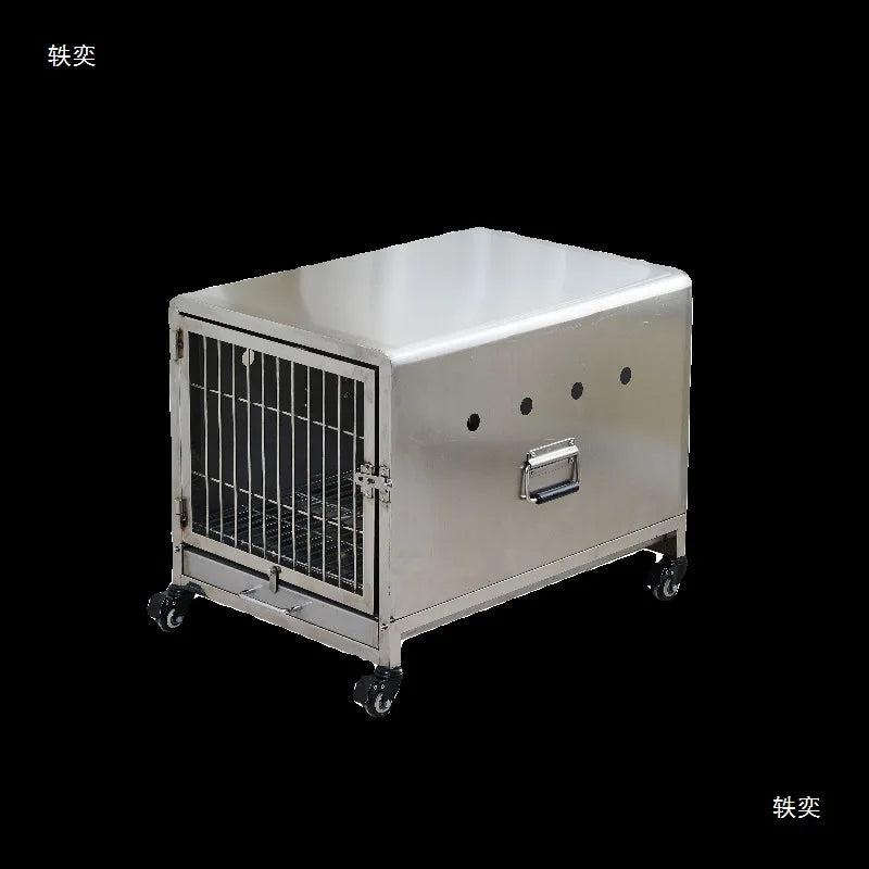 304 stainless steel car pet dog cage off-road vehicle transport cage SUV going out portable travel trunk camping