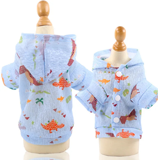 Ultra Thin Transparent Pet Dog Sun Protection Hoodie Clothes For Small Dogs Chihuahua Puppy Cat Summer Vest Shirt French Bulldog