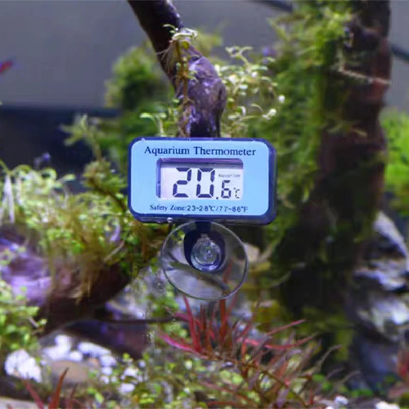 Aquarium Waterproof LCD Digital Fish Tank Thermometer Submersible Water Temperature Meter Temperature Control For Fish Tank