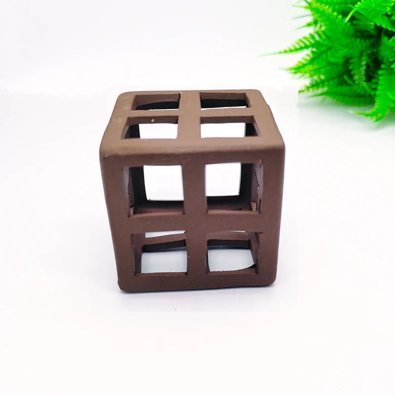 Ceramic House Fish Tank Aquarium Decoration Fish Shrimps Shelter House Pottery Scorpion House Canister Simulation Stone Ornament