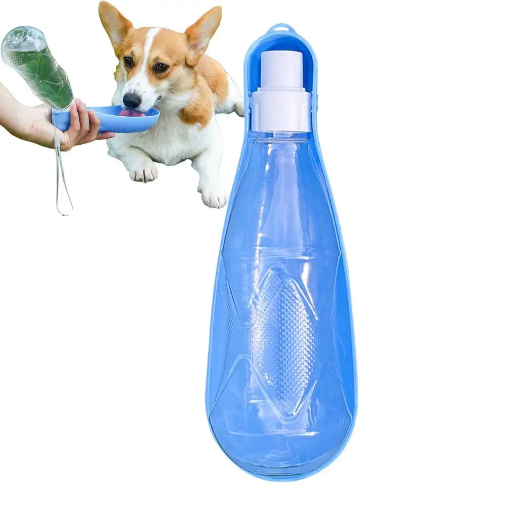 450ml Dog Water Bottle Dispenser Water Bottle Containers for Dogs Puppy Water Leak Proof Drinking Dispenser for Hiking Outdoor