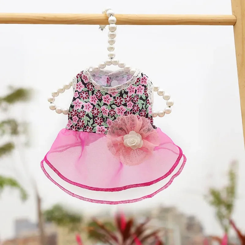 2024 Summer Dress for Dog Pets Clothes Chihuahua Wedding Dress Skirt Cloth Accessory Dog Pet Dress Supplies Hanbok Cat Costume