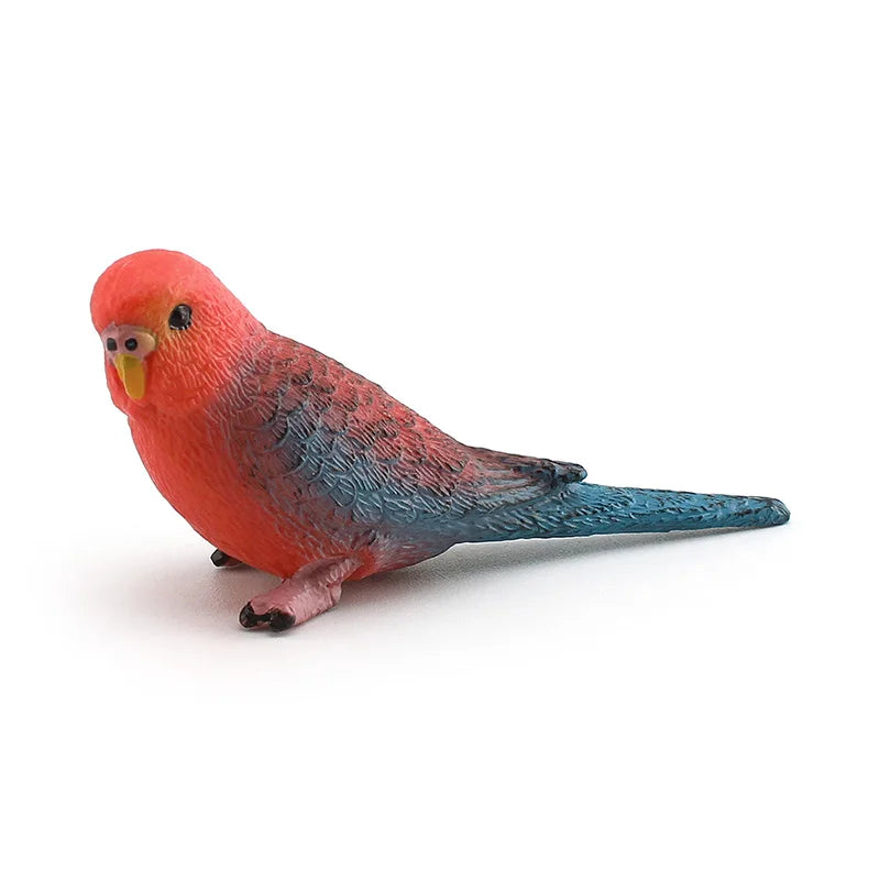 Simulated bird parrot children's ornament toy