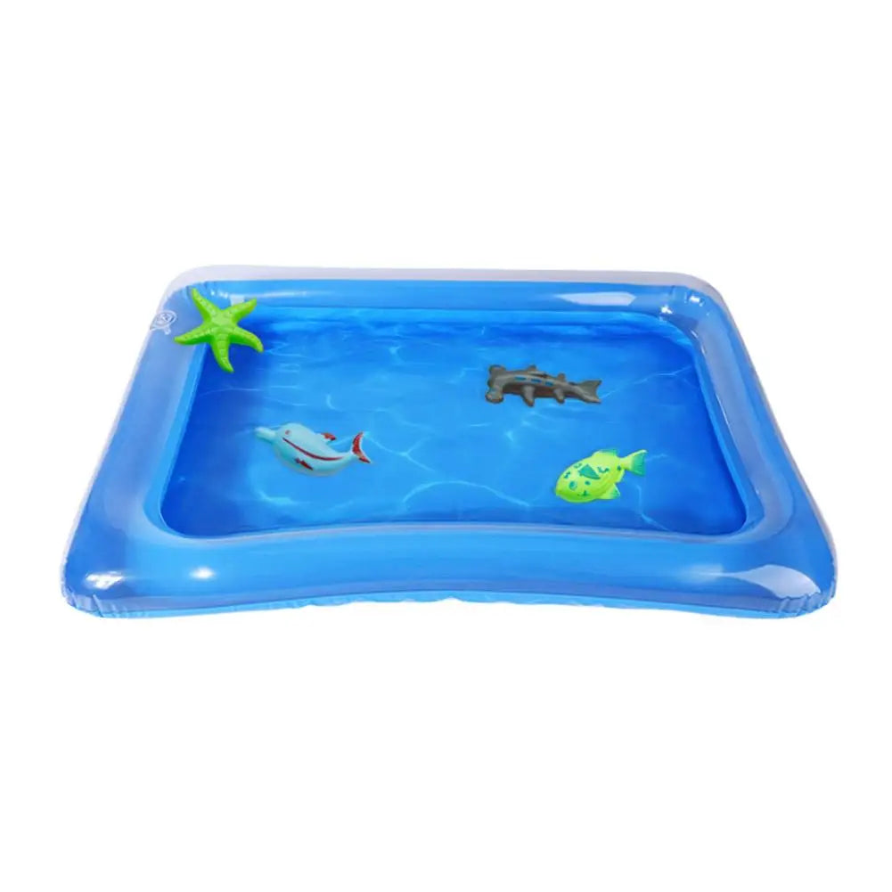 Thickened Sensor Water Play Mat Water Sense Play Mat Cats Play Summer Entertained Fish Pet Pet With Mat Mat Keeps Water C7F9