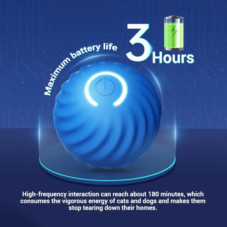 Intelligent dog toy ball automatic electronic interactive training pet toy sports ball rechargeable(including shell replacement)